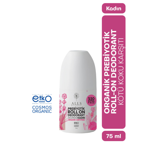Alls Biocosmetics Organik Prebiyotik Roll on Deodorant 75 ml - Kadınlar İçin - 2