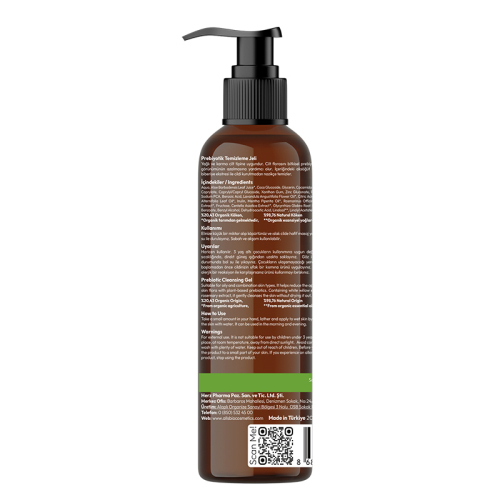 Alls Biocosmetics Organik Prebiyotik Temizleme Jeli 200 ml - 2