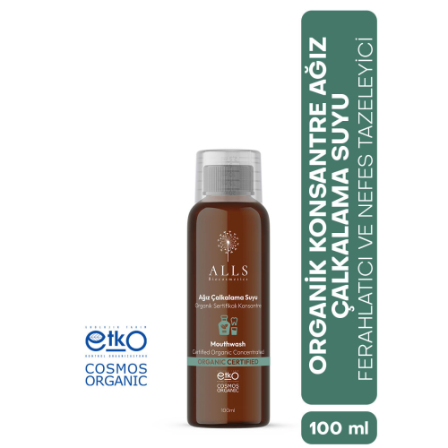Alls Biocosmetics Organik Sertifikalı Konsantre Ağız Çalkalama Suyu 100 ml - 1
