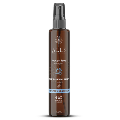 Alls Biocosmetics Organik Prebiyotik Kolay Tarama Saç Açıcı Sprey 140 ml - Alls Biocosmetics