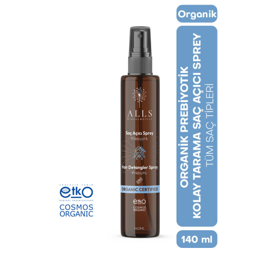 Alls Biocosmetics Organik Prebiyotik Kolay Tarama Saç Açıcı Sprey 140 ml - 2