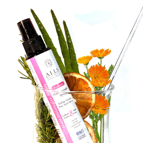 Alls Biocosmetics Organik Prebiyotik Kolay Tarama Saç Açıcı Sprey 140 ml - 9