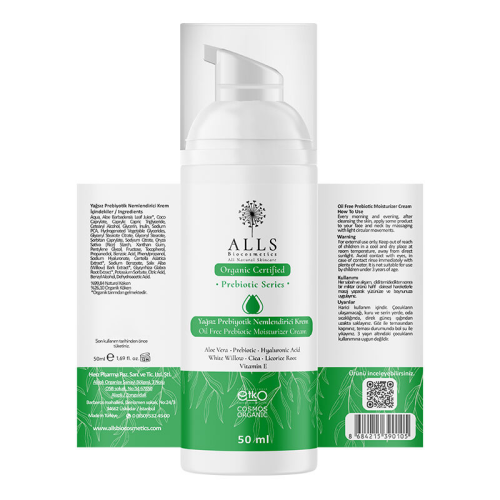 Alls Biocosmetics Organik Prebiyotik Yağsız Nemlendirici Krem 50 ml - 2