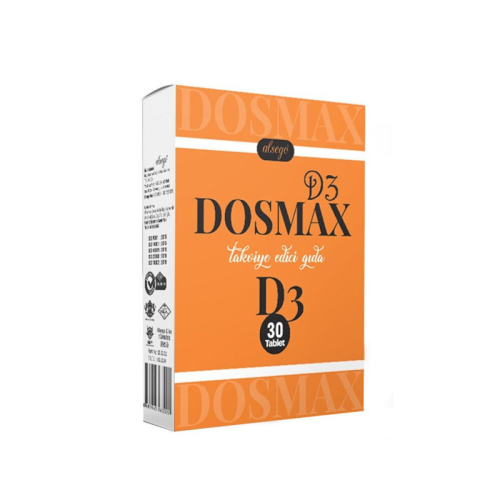 Alsego Dosmax D3 Takviye Edici Gıda 30 Tablet - 2