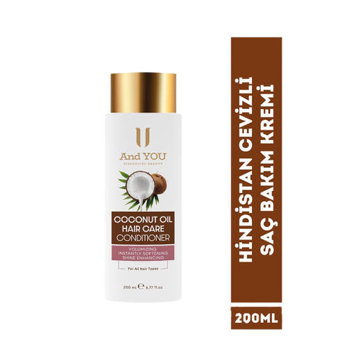 And You Coconut Oıl Haır - Hindistan Cevizi Yağı Saç Bakım Kremi 200 ml - 2