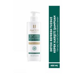 And You Detox Refresh Tuzsuz Kepek Karşıtı Şampuan – Tüm Saç Tipleri İçin Arındırıcı Bakım 400 ml - 2