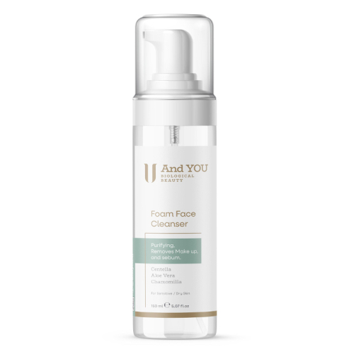 And You Hassas Ciltler İçin Yüz Temizleme Köpüğü 150 ml - 1