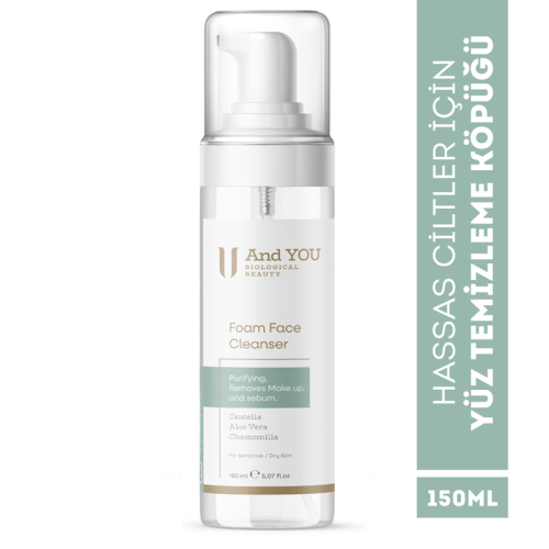 And You Hassas Ciltler İçin Yüz Temizleme Köpüğü 150 ml - 2