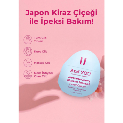 And You Japon Kiraz Çiçeği Nemlendirici El Kremi 30 ml - 3