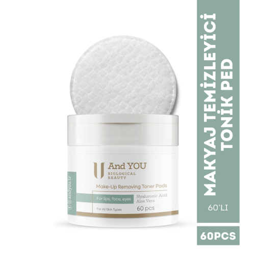 And You Makyaj Temizleyici Tonik Ped 60 Adet - 2