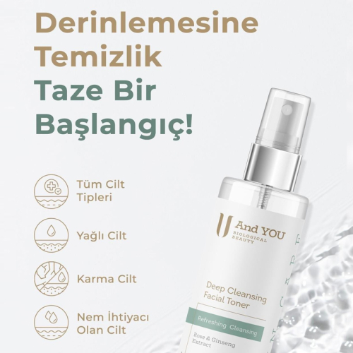 And You Temizleyici Yüz Toniği 200 ml - 2