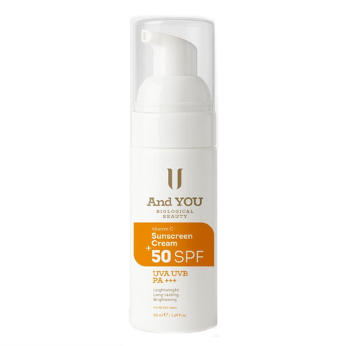 And You Vitamin C Güneş Kremi SPF 50+ 50 ml - And You