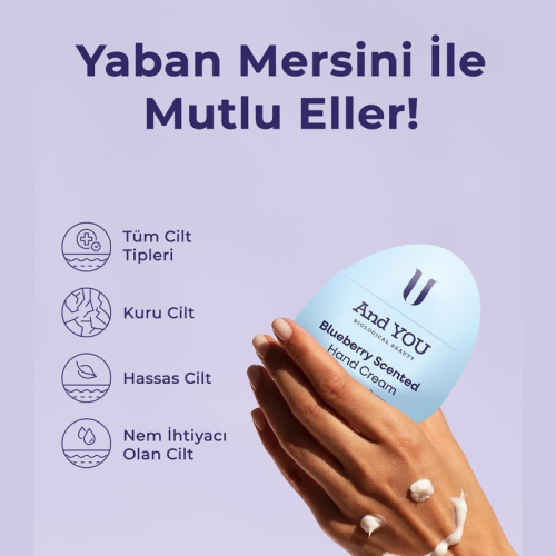 And You Yaban Mersini Nemlendirici El Kremi 30 ml - 3