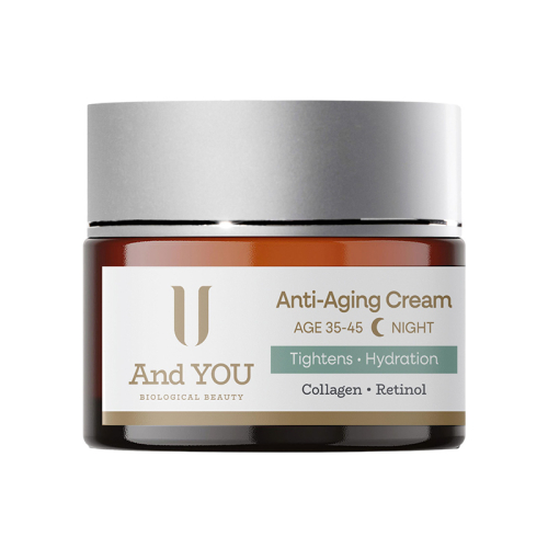 And You Yaşlanma Karşıtı Gece Kremi 50 ml – 35-45 Yaş Yoğun Bakım - And You