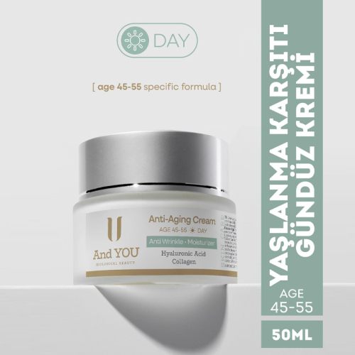 And You Yaşlanma Karşıtı Gündüz Kremi 50 ml – 45-55 Yaş Yoğun Bakım - 2