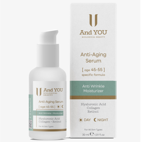 And You Yaşlanma Karşıtı Serum 30 ml - 45-55 Yaş Gece ve Gündüz Bakım - 2