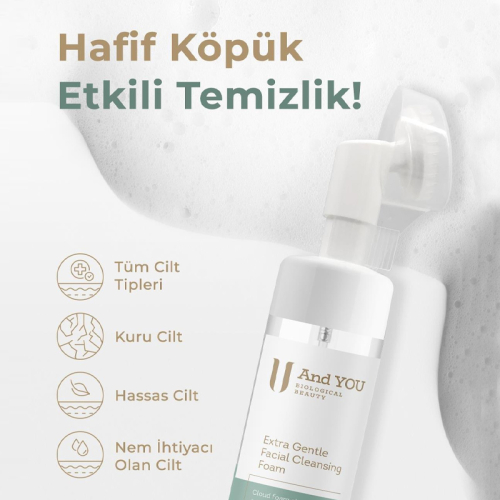 And You Yüz Temizleme Köpüğü 150 ml - 2