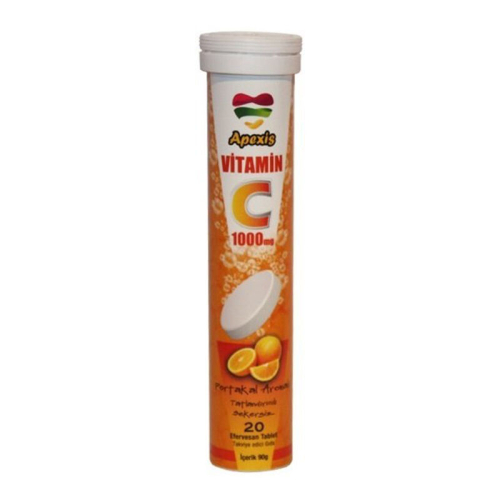 Apexis Efervesan Vitamin C 20 Tablet - 1000 mg - Heilung