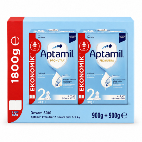 Aptamil Pronutra 2 Devam Sütü 900 gr (2X900 gr) - Nutricia