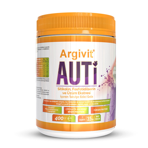Argivit Auti Sitikolin Fosfotidilserin ve Üzüm Ekstresi İçeren Gıda Takviyesi 400 gr - Argivit