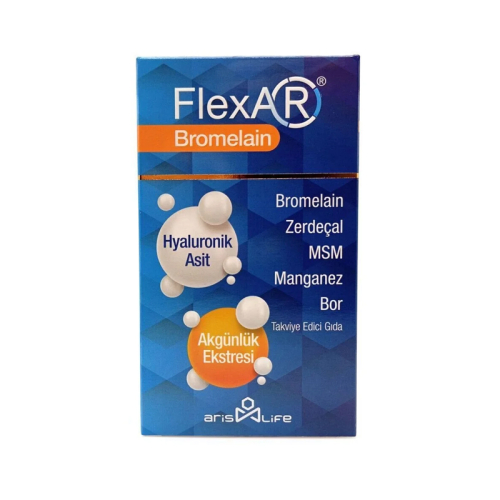 ArisLife FlexAR Bromelain Takviye Edici Gıda 30 Tablet - ArisLife