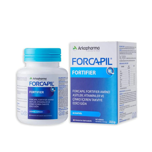 Arkopharma Forcapil Fortifier Çinko İçeren Takviye Edic Gıda 180 Kapsül - Arkopharma