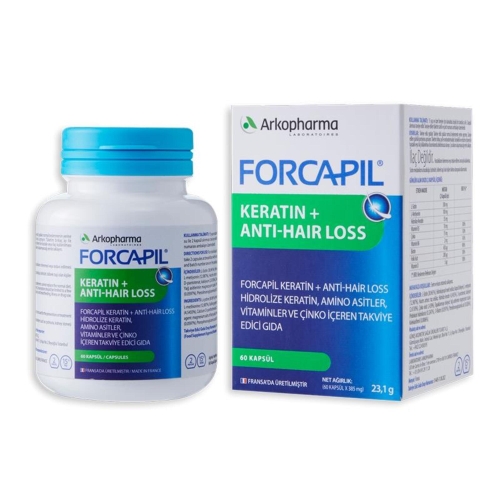 Arkopharma Forcapil Keratin Anti Hair Loss 60 Kapsül - Arkopharma