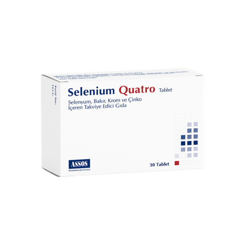 Selenium Quatro 30 Tablet - Assos İlaç