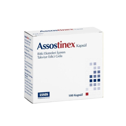 Assostinex Bitki Ekstreleri İçeren Takviye Edici Gıda 100 Kapsül - 1