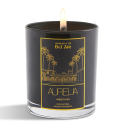Aurelia Geneve Amber Noir Kokulu Mum 180 gr -Siyah - 1