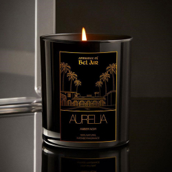 Aurelia Geneve Amber Noir Kokulu Mum 180 gr -Siyah - 3