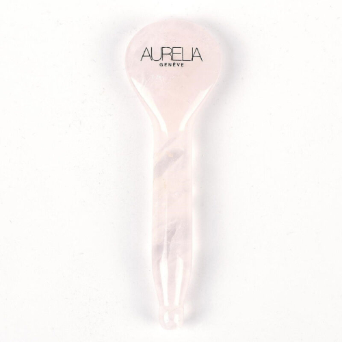 Aurelia Geneve Kaşık Şekilli Gua Sha Taşı - Pembe Kuvars - Aurelia Geneve