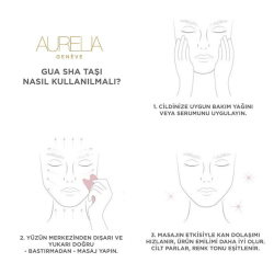 Aurelia Geneve Kelebek Gua Sha Taşı - Siyah Bien - 4
