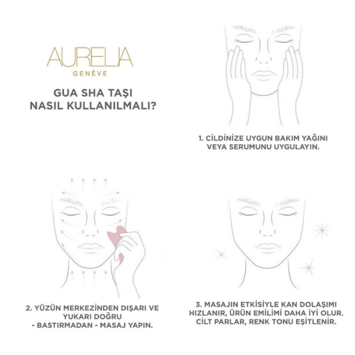 Aurelia Geneve Kelebek Gua Sha Taşı - Siyah Bien - 4