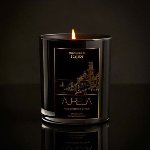 Aurelia Geneve Nar ve Limon Kokulu Mum 180 gr- Siyah - 3