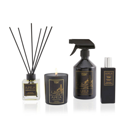 Aurelia Geneve Nar ve Limon Kokulu Mum 180 gr- Transparan - 4