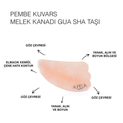 Aurelia Geneve Rose Quartz Wing Gua Sha - 3