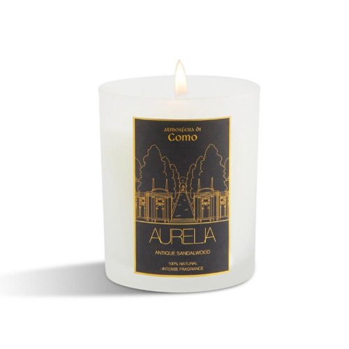 Aurelia Geneve Sandal Ağacı Kokulu Mum 180 gr -Transparan - Aurelia Geneve