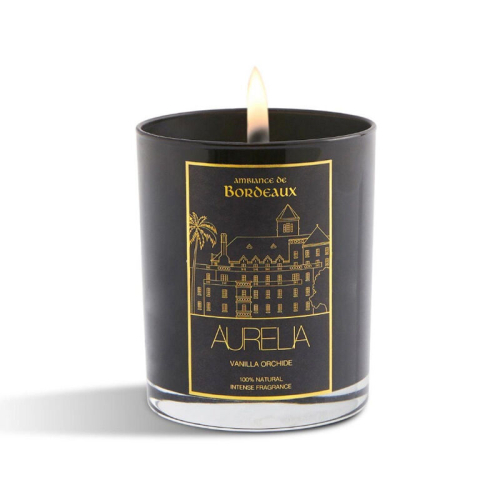 Aurelia Geneve Vanilya ve Orkide Kokulu Mum - Siyah - Aurelia Geneve