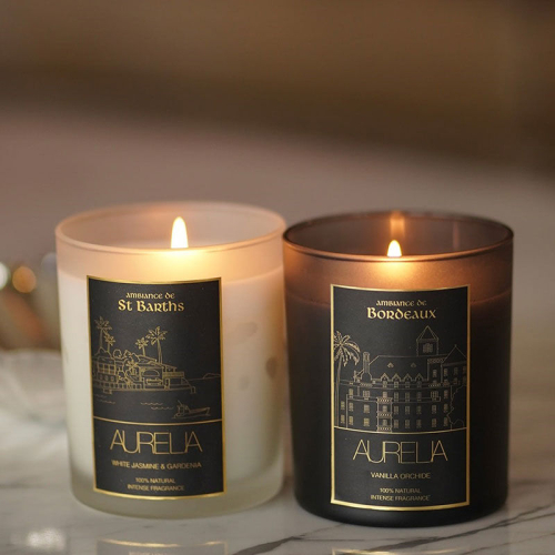 Aurelia Geneve Yasemin ve Gardenya Kokulu Mum 180 gr -Transparan - 4