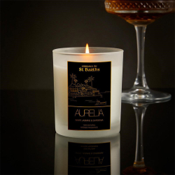 Aurelia Geneve Yasemin ve Gardenya Kokulu Mum 180 gr -Transparan - 3