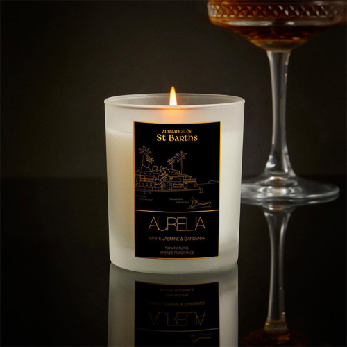 Aurelia Geneve Yasemin ve Gardenya Kokulu Mum 180 gr -Transparan - 3