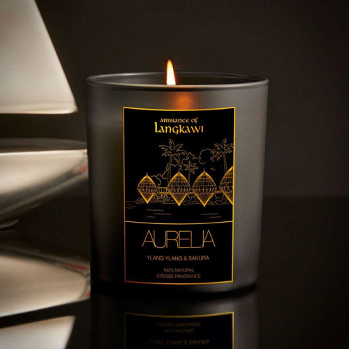 Aurelia Geneve Ylang Ylang ve Sakura Çiçeği Kokulu Mum 180 gr - 3