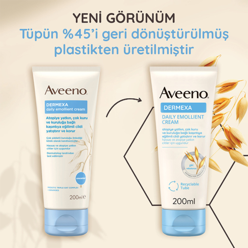 Aveeno Dermexa Daily Emollient Cream 200 ml - 2