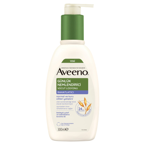 Aveeno Lavantalı Günlük Nemlendirici Vücut Losyonu 300 ml - 1