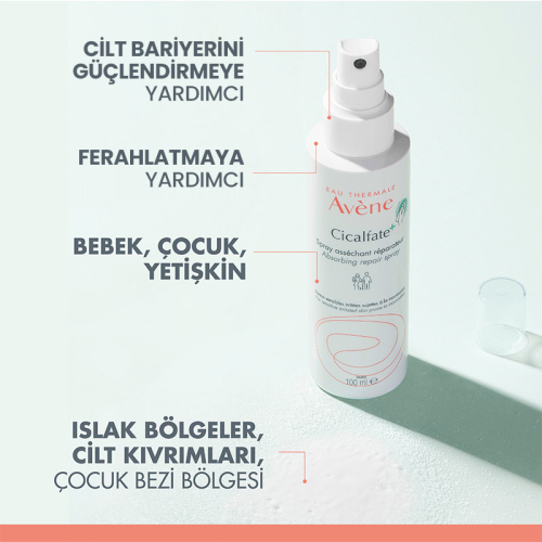 Avene Cicalfate+ Hassas ve Yıpranmış Ciltler için Bakım Spreyi 100 ml - 3