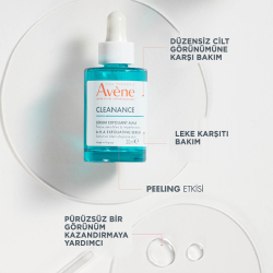 Avene Cleanance Peeling Etkili Laktik Asit ve Süksinik Asit İçeren AHA Serum 30 ml - 1