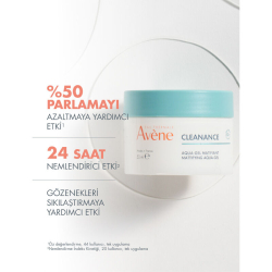 Avene Cleanance Aqua Gel Matlaştırıcı ve Gözenek Sıkılaştırıcı Nemlendirici Jel Krem 50 ml - 4