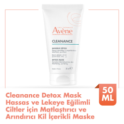 Avene Cleanance Yağlı ve Akneye Eğilimli Ciltler için Matlaştırıcı ve Arındırıcı Kil Maskesi 50 ml - 1