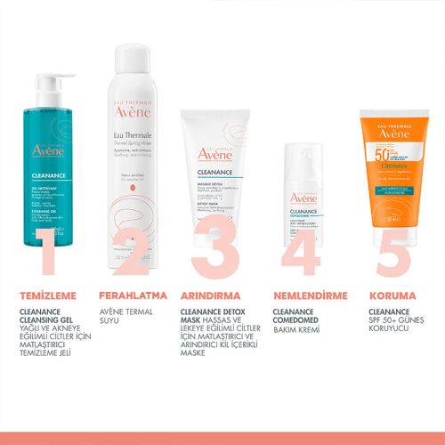 Avene Cleanance Yağlı ve Akneye Eğilimli Ciltler için Matlaştırıcı ve Arındırıcı Kil Maskesi 50 ml - 6
